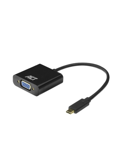 ACT USB-C naar VGA female adapter