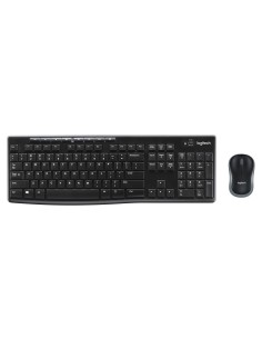 Logitech Wireless Combo MK270 toetsenbord Inclusief muis USB QWERTZ Duits Zwart