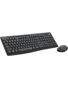 Logitech MK295 Silent Wireless Combo toetsenbord RF Draadloos QWERTY US International Zwart