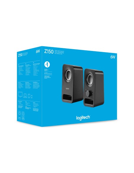 Logitech Z150 Stereo Speakers Helder stereogeluid