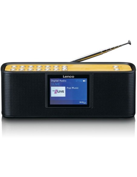 PDR-045BK Lenco Portable Internet DAB+ Bluetooth Radio Black