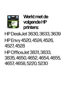 HP No.302XL Zwart 8,5ml (Origineel) 2