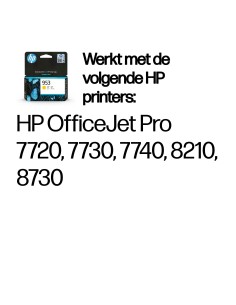 HP No.953 Geel 10,0ml (Origineel) 2