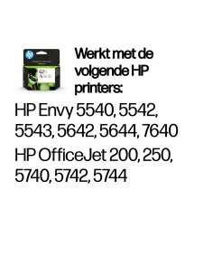 HP No. 62XL Kleur 11,5ml (Origineel) 2