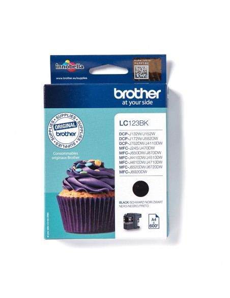 Brother LC-123BK Zwart 13,4ml (Origineel)