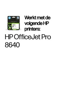 HP No.950XL Zwart 53ml (Origineel) 2