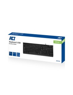 ACT AC5410 toetsenbord USB QWERTY Amerikaans Engels Zwart 2