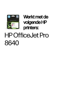 HP No.951XL Magenta 17ml (Origineel) 2