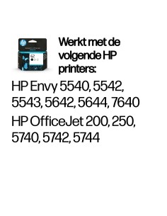 HP No. 62 Zwart 4ml (Origineel) 2