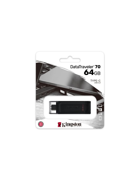 USB-C 3.2 FD 64GB Kingston DataTraveler 70