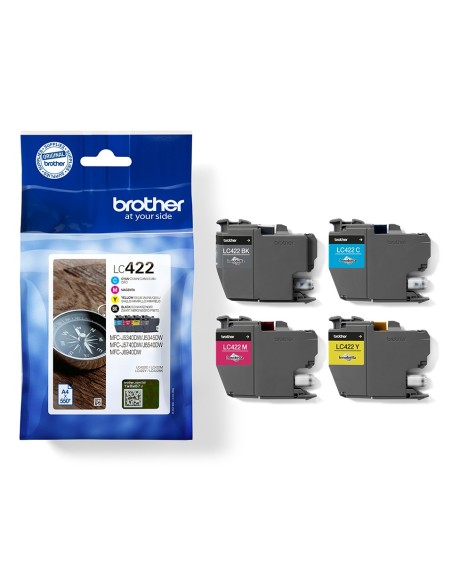 Brother LC-422 Value Pack 4x 550 pagina's (Origineel)