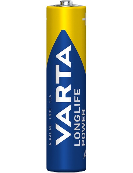 Varta High Energy LR03 Alkaline AAA 1.5V 4 Stuks Blister