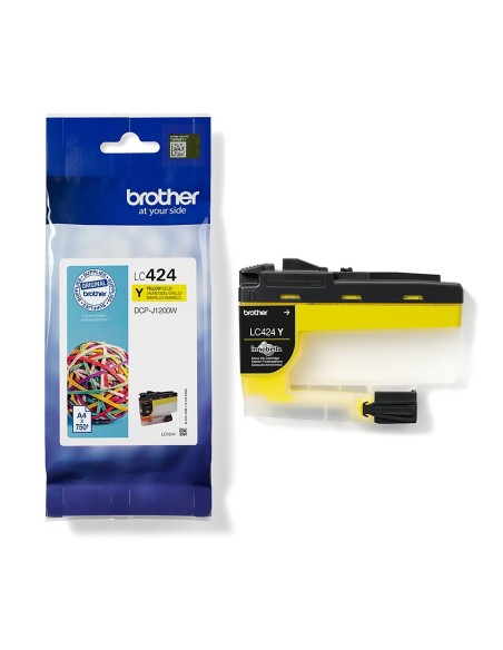 Brother LC-424Y Geel 750 pagina's (Origineel)