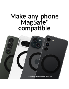 Mobilize Magsafe Compatible Metal Ring Black (2-Pack) 2