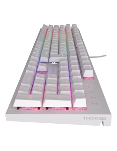 Genesis - NKG-1879 - THOR 303 - Gaming toetsenbord US LAYOUT RGB BACKLIGHT SILENT SWITCH WHITE HOT SWAP 2