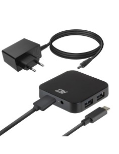 ACT AC6410 interface hub USB 3.2 Gen 2 (3.1 Gen 2) Type-C 5000 Mbit s Zwart 2