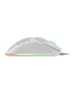 Genesis Krypton 550 lichtgewicht RGB Gaming muis met 8000 Dpi - Wit 2
