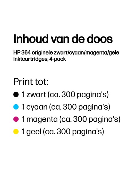 HP No.364 MultiPack Z C M G 15ml (Origineel)
