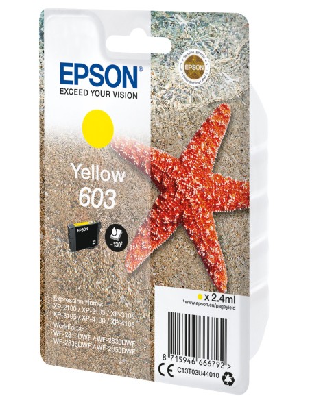Epson 603 Singlepack Geel 2,4ml (Origineel)