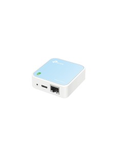 TP-LINK TL-WR802N draadloze router Single-band (2.4 GHz) Fast Ethernet Blauw, Wit 2