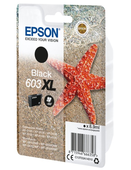 Epson 603XL Singlepack Zwart 8,9ml (Origineel)