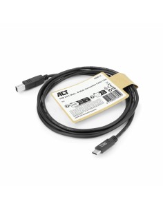 ACT USB 2.0 kabel, USB-C naar USB-B, 1,8 meter 2